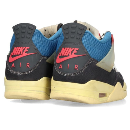 UNION x Nike Air Jordan 4 Sneakers Black Size 26.5cm