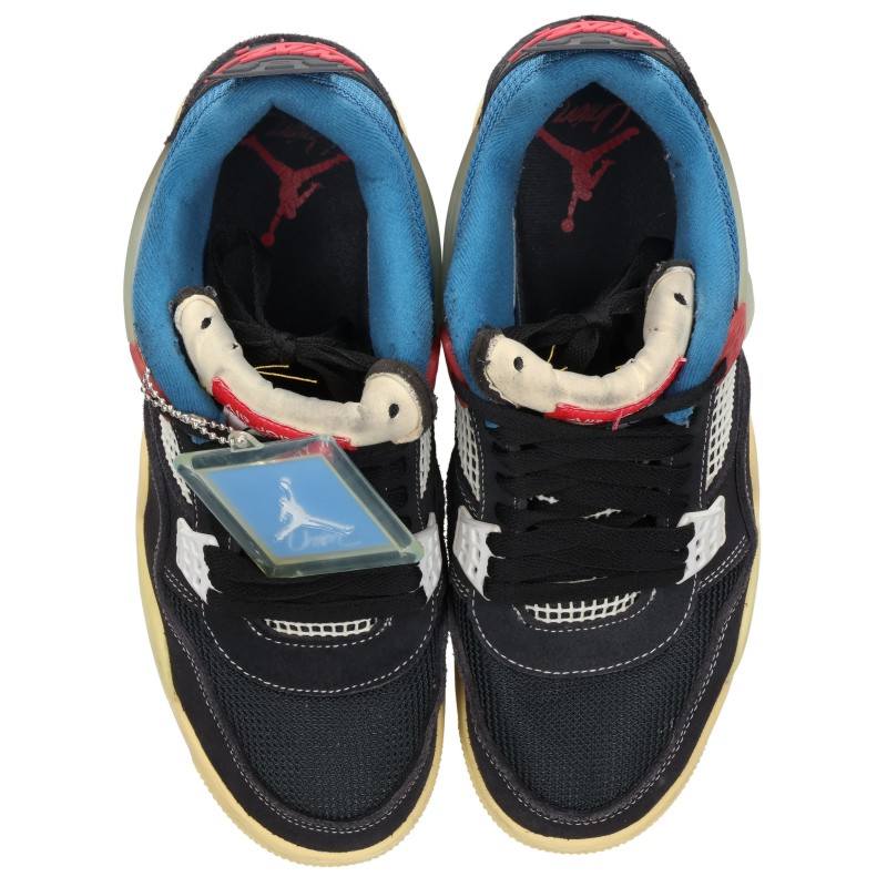 UNION x Nike Air Jordan 4 Sneakers Black Size 26.5cm
