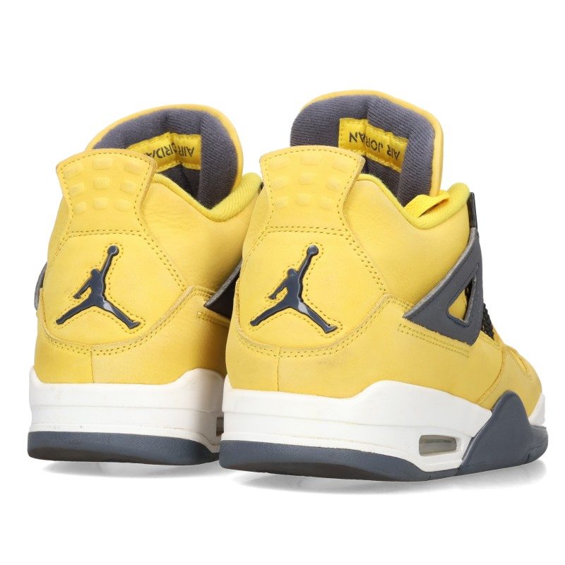 NIKE Air Jordan 4 Retro Tour Yellow Sneakers Size 28cm