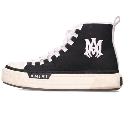 AMIRI MA COURT HI Black/White Leather High-Top Size 6.5