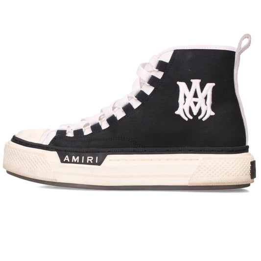 AMIRI MA COURT HI Black/White Leather High-Top Size 6.5