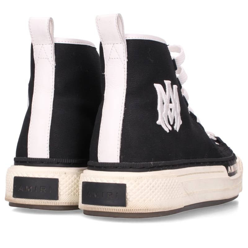 AMIRI MA COURT HI Black/White Leather High-Top Size 6.5