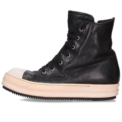 Rick Owens Ramones Hi-Top Sneakers Black/White Size EU 42