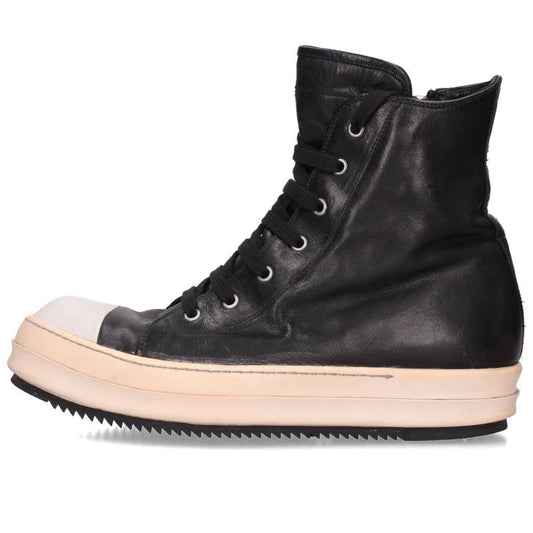 Rick Owens Ramones Hi-Top Sneakers Black/White Size EU 42