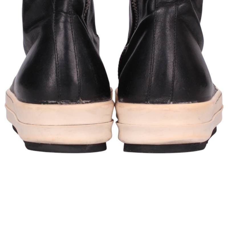 Rick Owens Ramones Hi-Top Sneakers Black/White Size EU 42