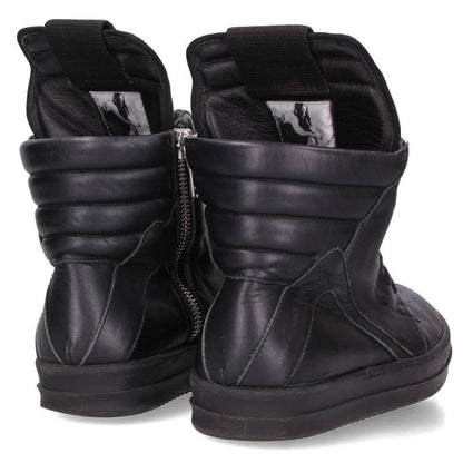 Rick Owens Geobasket Leather Sneakers Black Size EU 39