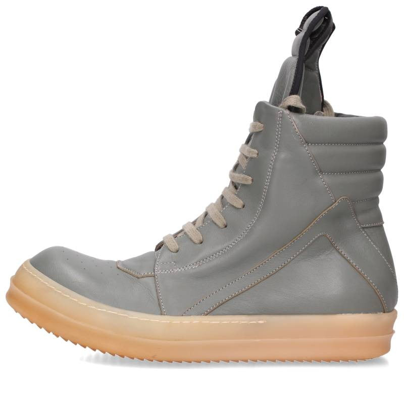 Rick Owens Geobasket Sneakers Olive/Beige Size EU 41
