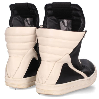 Rick Owens Geobasket Sneakers Black/White Size EU 40
