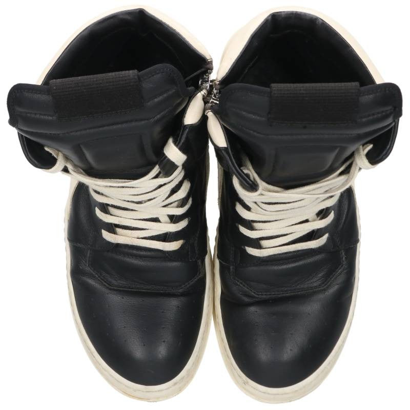 Rick Owens Geobasket Sneakers Black/White Size EU 40