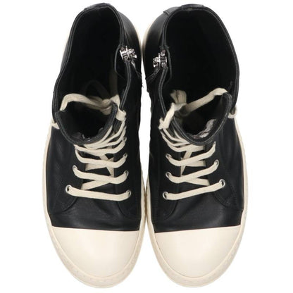 Rick Owens Ramones Leather Hi-Top Sneakers Size EU 42