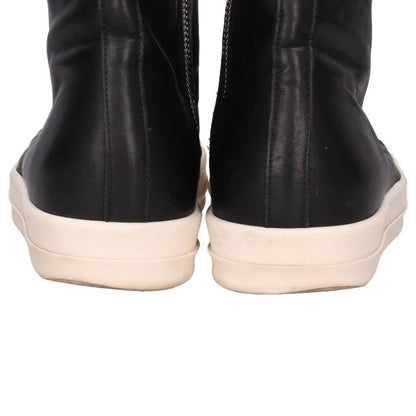 Rick Owens Ramones Leather Hi-Top Sneakers Size EU 42