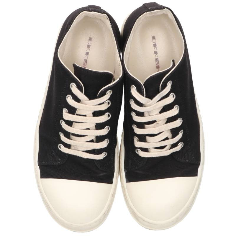 DRKSHDW Ramones Low Canvas Sneakers Black/White Size EU 40