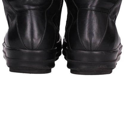 Rick Owens Geobasket Leather Sneakers Black Size EU 43