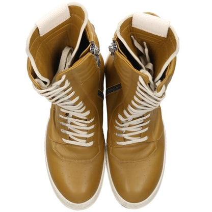 Rick Owens Cargo Basket Leather Sneakers Multi Size EU 45
