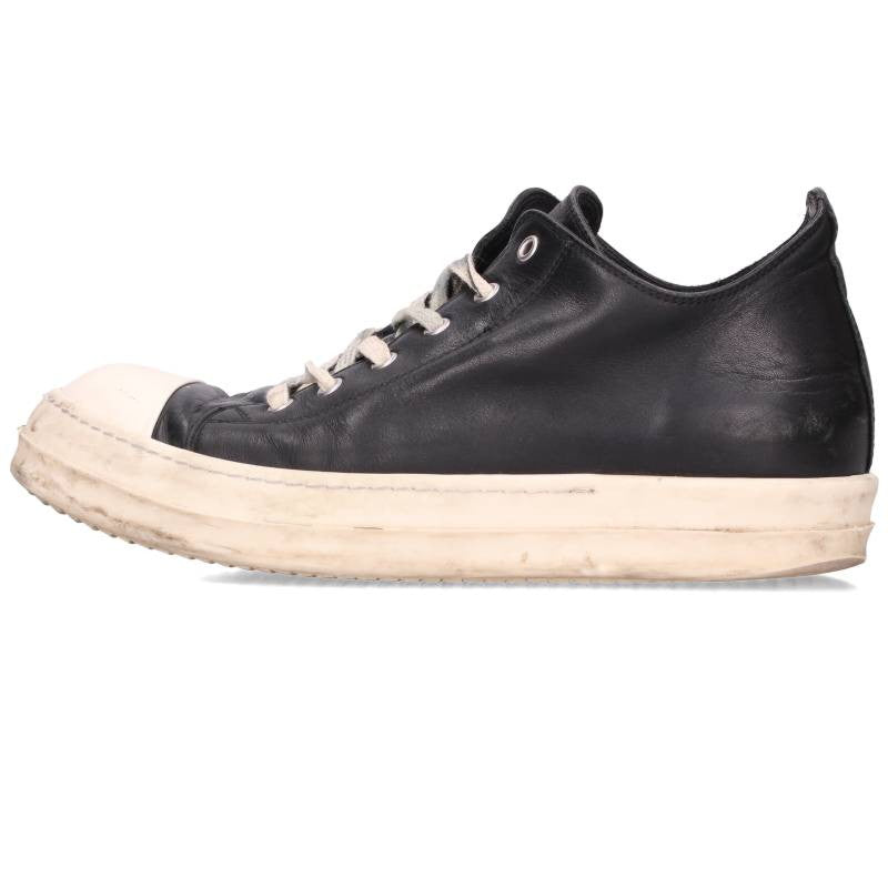 Rick Owens RAMONES LOW Sneakers Black/White Size EU 41