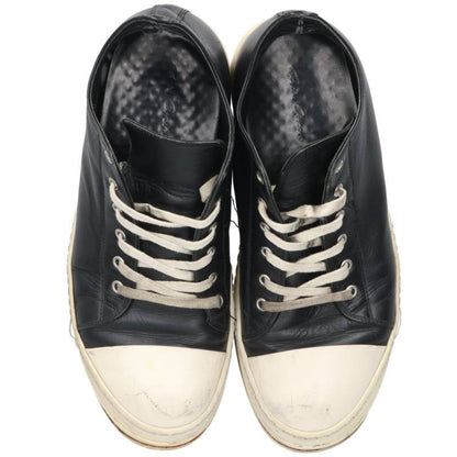 Rick Owens RAMONES LOW Sneakers Black/White Size EU 42