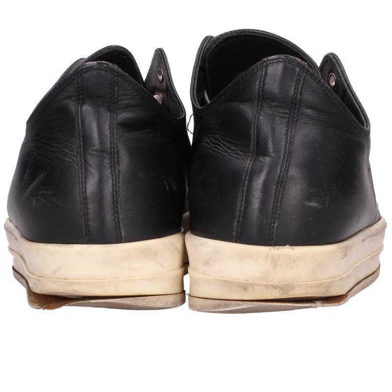 Rick Owens RAMONES LOW Sneakers Black/White Size EU 42