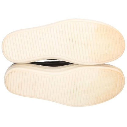 Rick Owens Leather Slip-On Sneakers Grey/White Size EU 44
