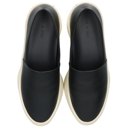 FEAR OF GOD Leather Slip-On Sneakers Black Size EU 45