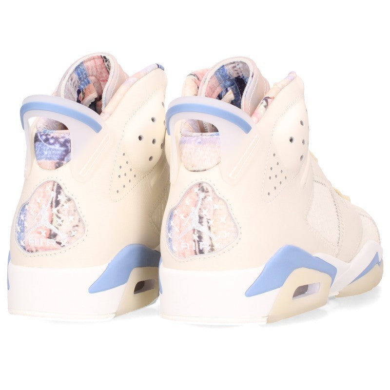 NIKE Air Jordan 6 Retro Sashiko Ivory Sneakers Size 26.5cm