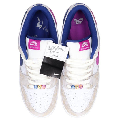 NIKE Dunk Low Premium Sneakers White/Purple Size 30cm