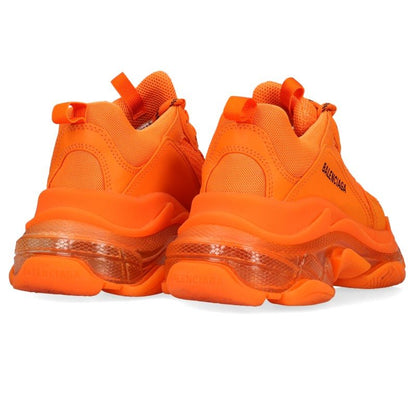 BALENCIAGA Triple S Low-Top Sneakers Orange Size EU 39