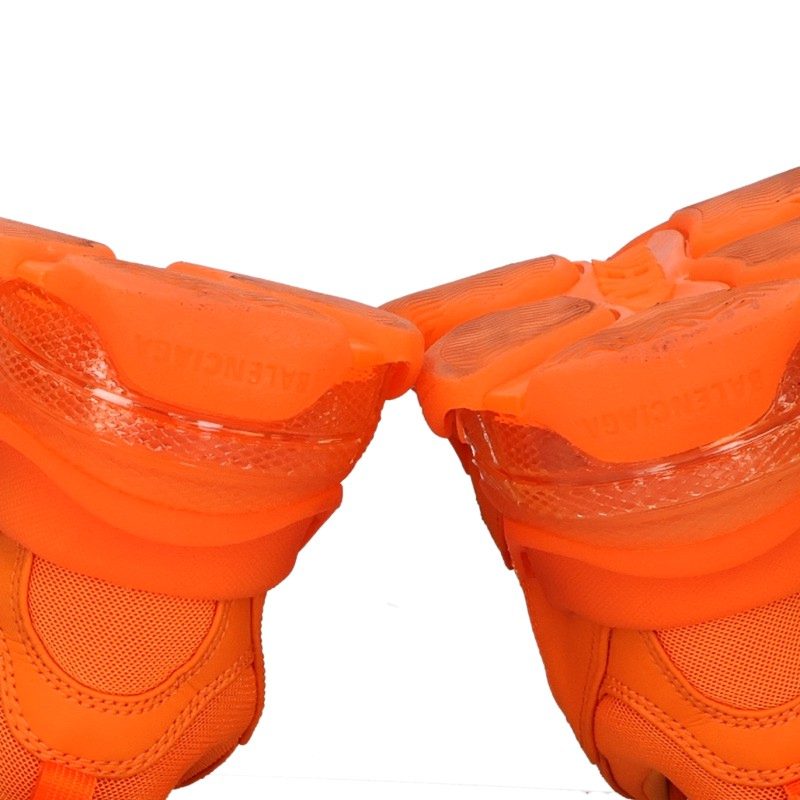 BALENCIAGA Triple S Low-Top Sneakers Orange Size EU 39