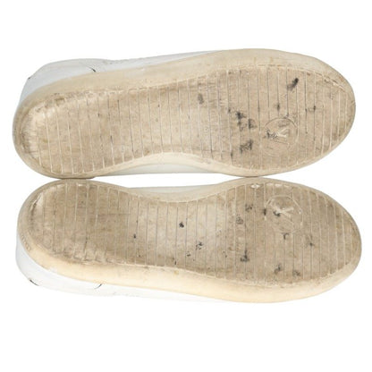 LOUISVUITTON Perforated Logo Low-Top Sneakers White Size 7.5