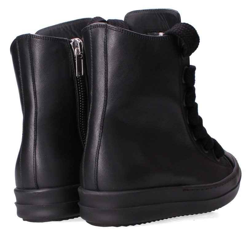 Rick Owens Ramones Jumbo Lace Sneakers Black Size EU 40