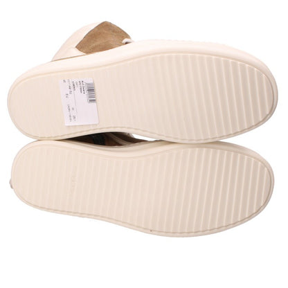 Rick Owens Geobasket Suede Leather Brown White Multi