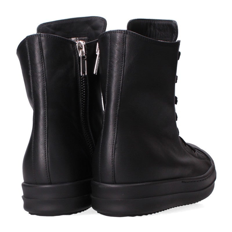 Rick Owens Ramones Leather Sneakers Black Size EU 40