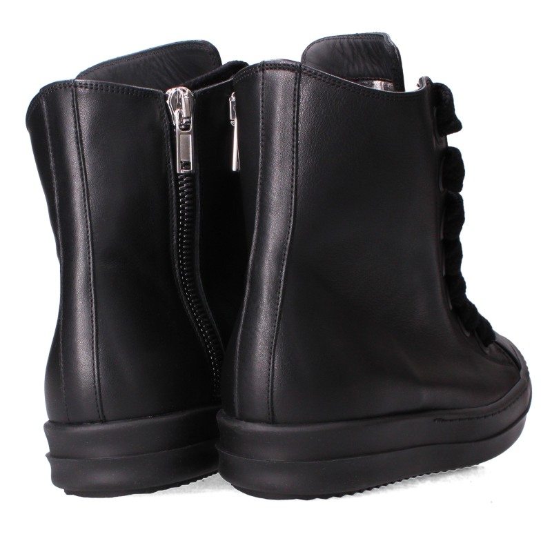 Rick Owens Ramones Jumbo Lace Sneakers Black Size EU 40
