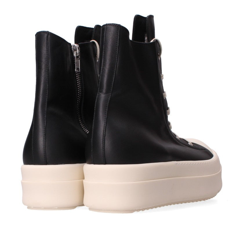 Rick Owens Mega Bumper Leather Sneakers Black Size EU 47