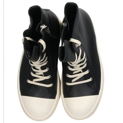 Rick Owens Mega Bumper Leather Sneakers Black Size EU 47