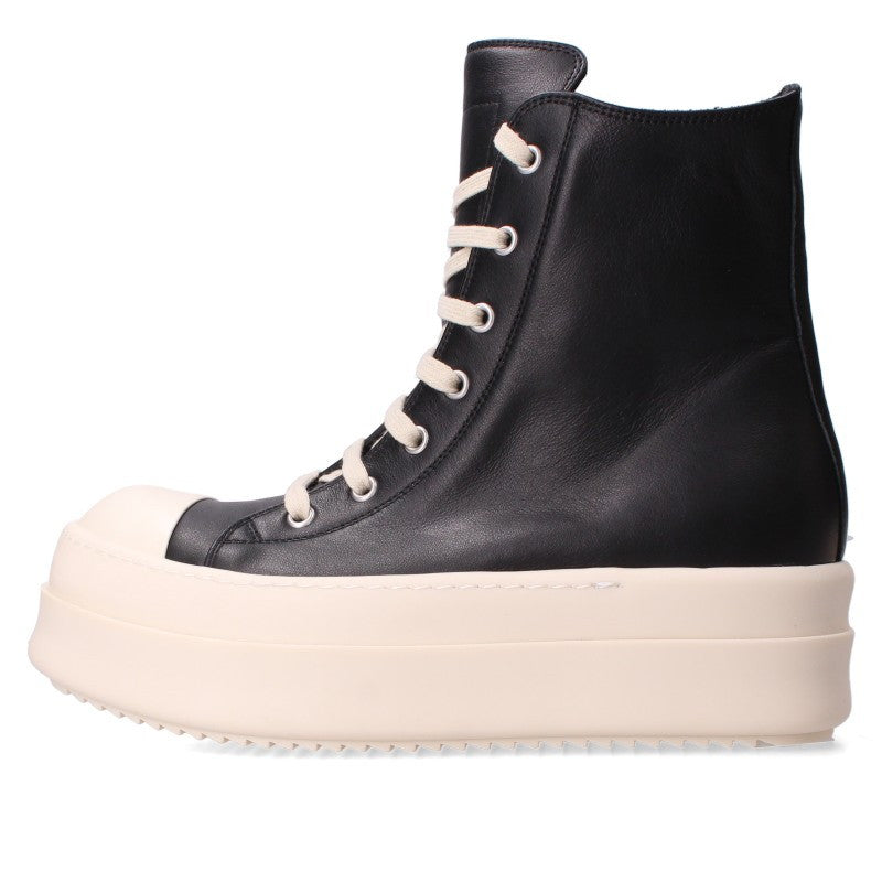 Rick Owens Mega Bumper Leather Sneakers Black Size EU 39