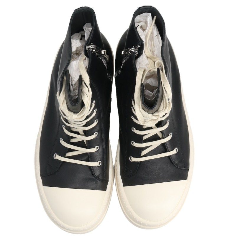 Rick Owens Mega Bumper Leather Sneakers Black Size EU Multi
