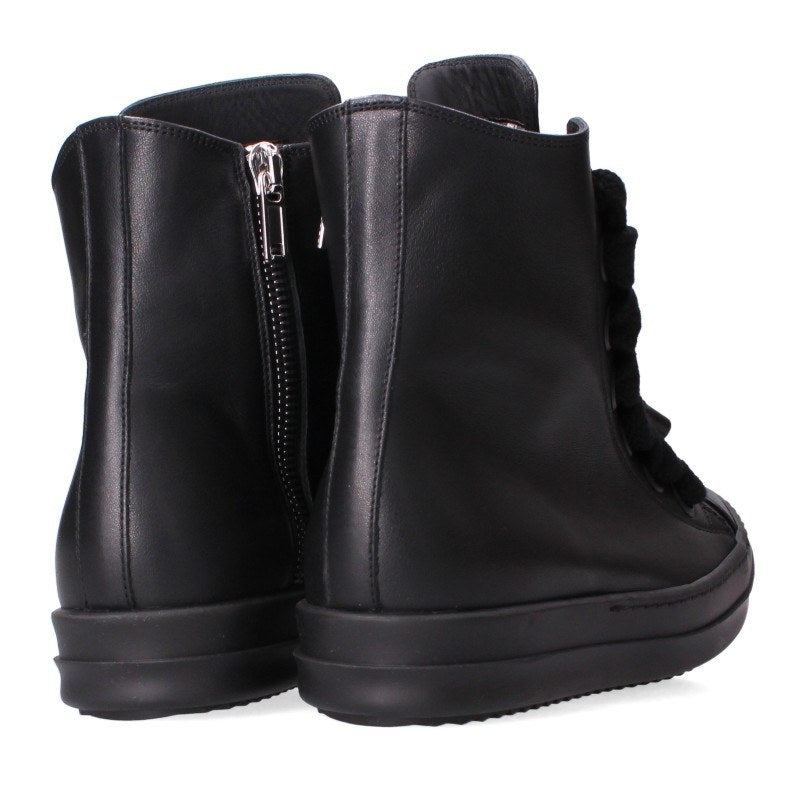 Rick Owens Ramones Jumbo Lace Sneakers Black Size 40.5