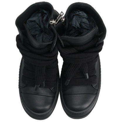 Rick Owens Ramones Jumbo Lace Sneakers Black Size 40.5