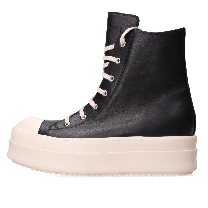 Rick Owens Mega Bumper Leather Sneakers Black Size EU 45