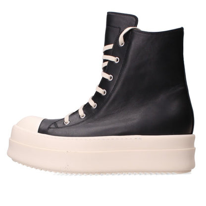 Rick Owens Mega Bumper Leather Sneakers Black Size EU 45