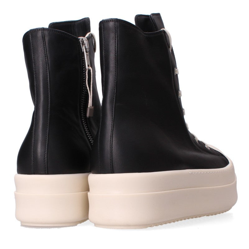 Rick Owens Mega Bumper Leather Sneakers Black Size EU 45