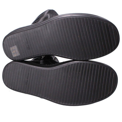 Rick Owens Geobasket Leather Sneakers Black Size 40.5