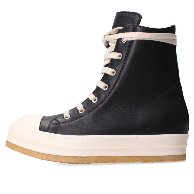 Rick Owens Ramones Crepe Sole High-Top Sneakers Size EU 39
