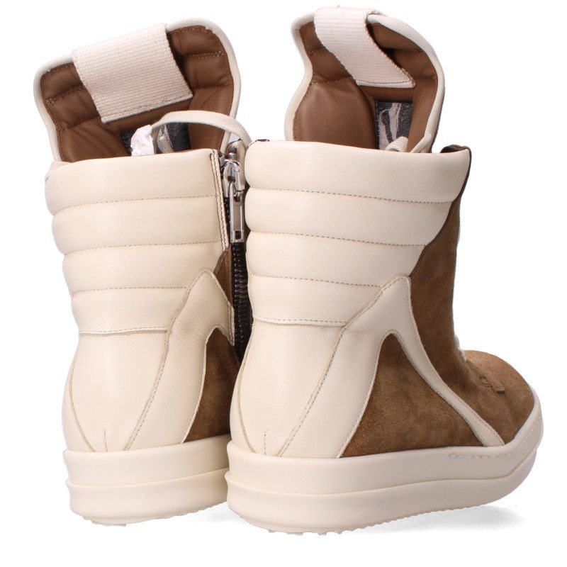 Rick Owens Geobasket Suede Sneakers Brown Size EU 41