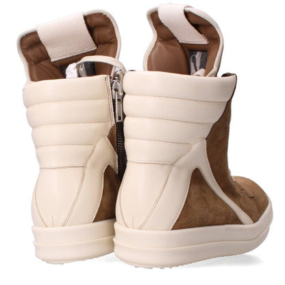 Rick Owens Geobasket Suede Sneakers Brown Size EU 41