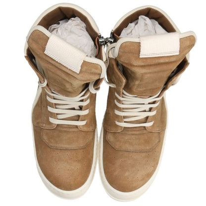 Rick Owens Geobasket Suede Sneakers Brown Size EU 41