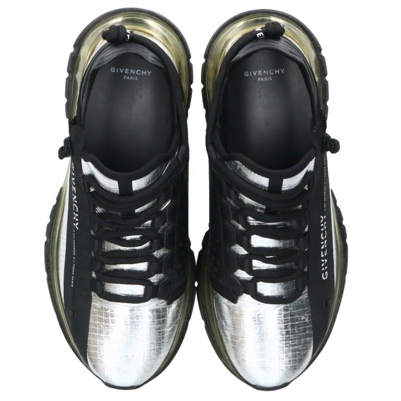 GIVENCHY Spectre Runner Sneakers Silver/Black Size EU 40
