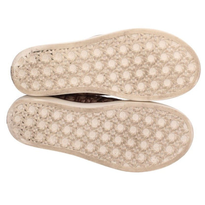 DIOR Oblique Pattern Slip-On Sneakers Brown Size EU 43