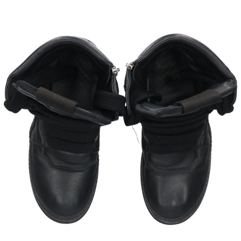 Rick Owens Jumbo Lace Geo Basket Sneakers Black Size EU 42