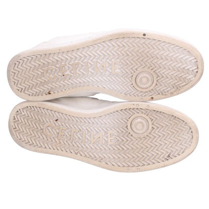 CELINE CT-02 Velcro High-Top Sneakers White Size EU 42